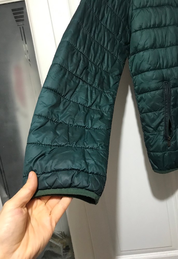 Yeşil Fermuarlı Erkek Mont - Görsel 2