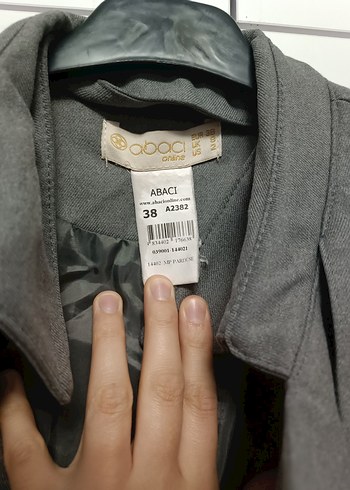 abacı gri pardösü - Görsel 3