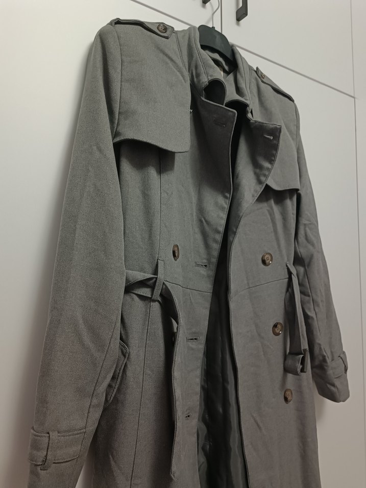 abacı gri pardösü - Görsel 4