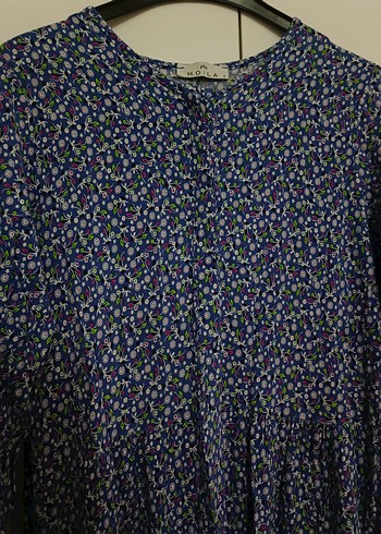 çiçekli tesettür elbise moila - Görsel 7