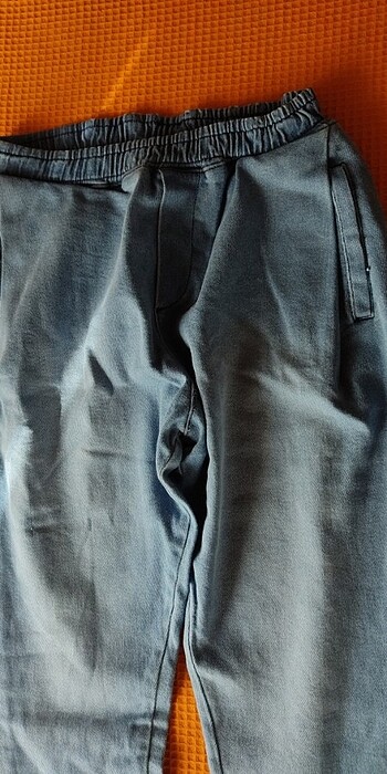 l Beden mavi Renk Erkek Jeans Şalvar Pantolon 