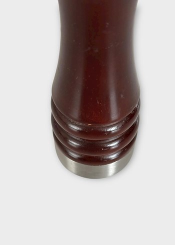 Parlak Kahverengi Ahşap Biber Değirmeni - Görsel 6