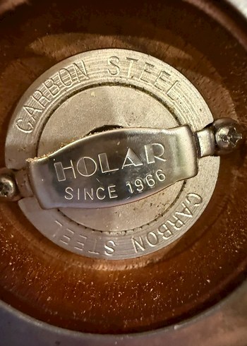 Parlak Kahverengi Ahşap Biber Değirmeni - Görsel 7