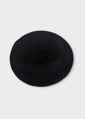 Siyah Kadın Yün Bere - Görsel 2