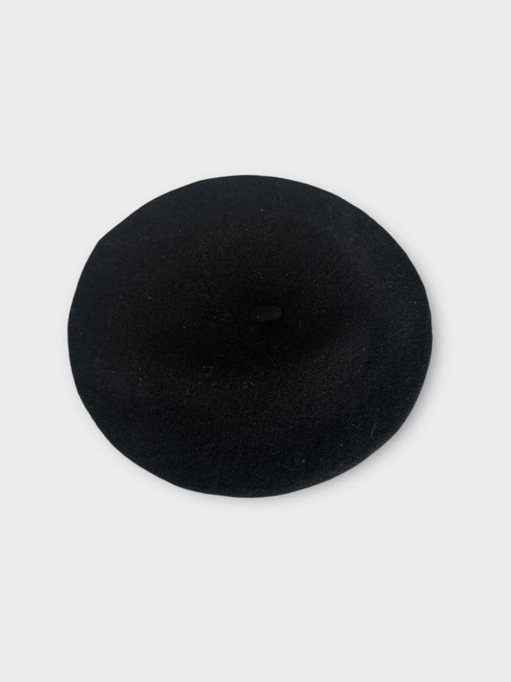 Siyah Kadın Yün Bere - Görsel 2