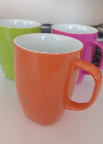 Renkli 3'lü Kupa Seti - Görsel 3