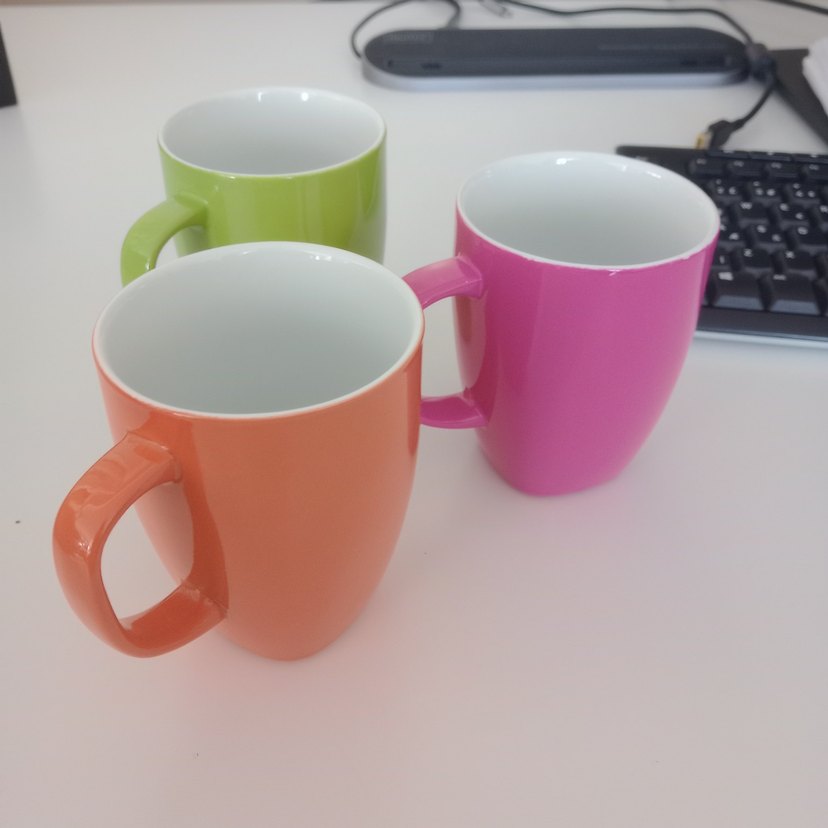 Renkli 3'lü Kupa Seti - Görsel 2