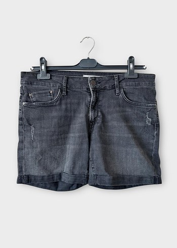 Antrasit Mavi marka şort - Görsel 2