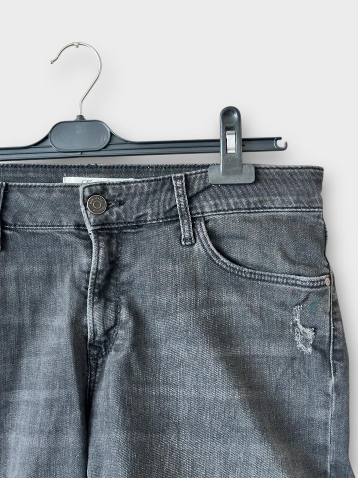 Antrasit Mavi marka şort - Görsel 4