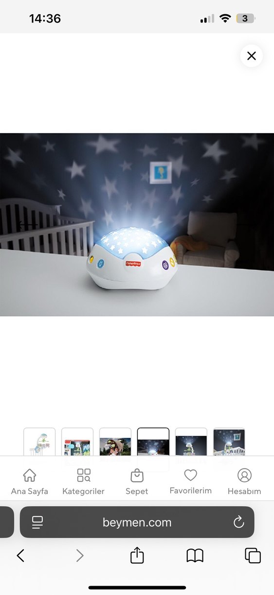 Mavi Pastel Renkli Müzikli Bebek Dönencesi - Görsel 3