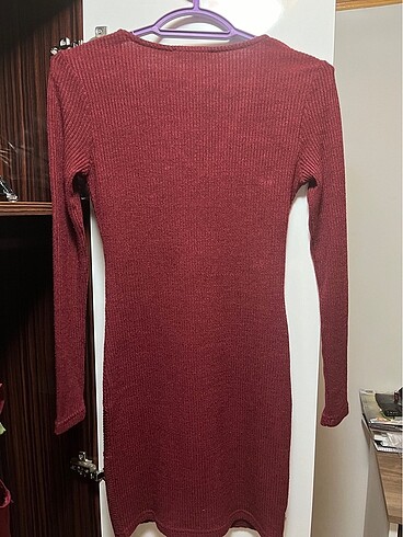 xs Beden mango bordo mini elbise