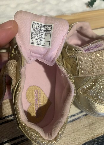 Kız Çocuk Parlak Altın Spor Ayakkabı - Görsel 2