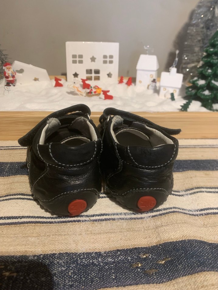 Erkek Bebek Siyah İlk Adım Ayakkabısı - Görsel 3