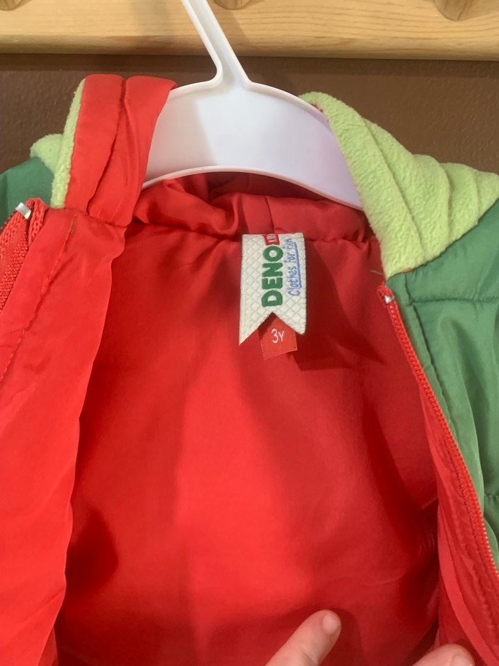 Yeşil Fermuarlı Erkek Çocuk Yelek - Görsel 2