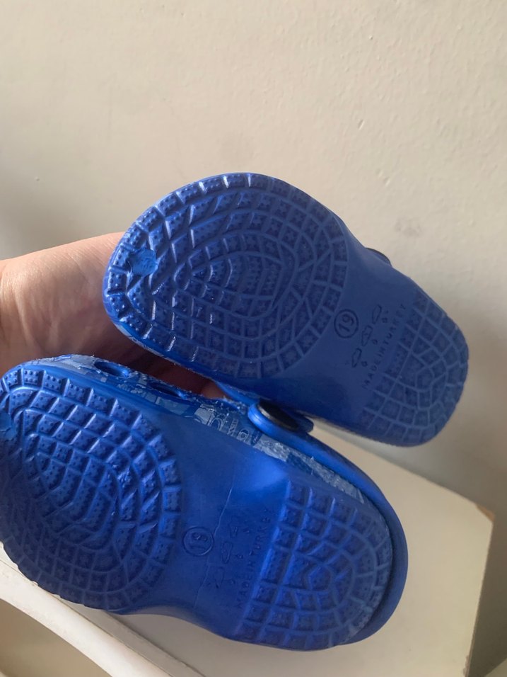 Mavi Yılan Desenli Tokalı Erkek Terlik - Görsel 2