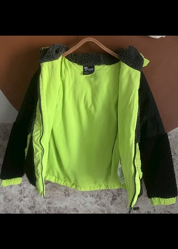 Fermuarlı Siyah Neon Detaylı skechers erkek çocuk mont / hırka - Görsel 3
