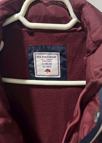 Bordo Düğmeli Erkek Çocuk Mont - Görsel 3