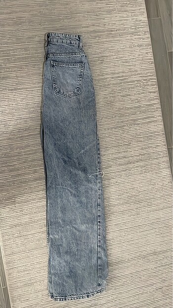 34 Beden mavi Renk #ZARA yırtık kot pantolon