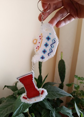 Demlik ve çay bardağı charm - Görsel 3