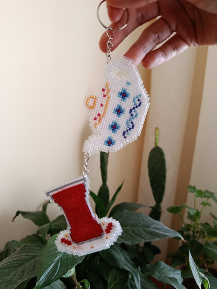 Demlik ve çay bardağı charm - Görsel 3