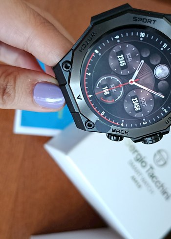 Beden Siyah Sergio Tacchini Erkek Akıllı Saat