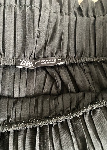 Siyah Pilili Mini Etek - Görsel 3