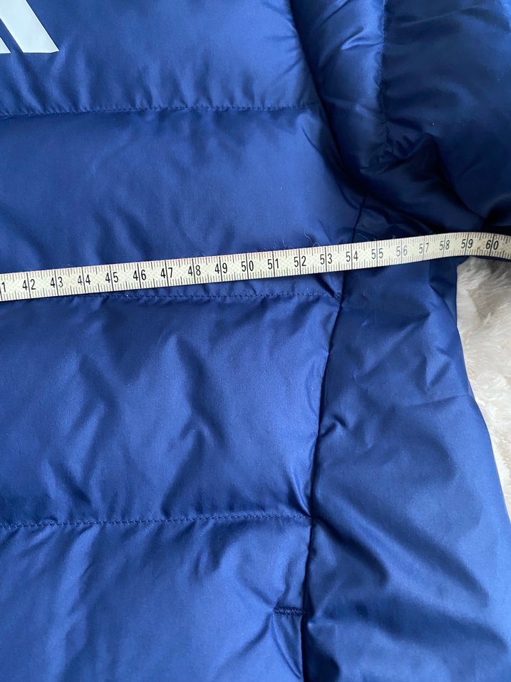 adidas Erkek Mavi Kapüşonlu Spor Mont - Görsel 4