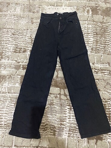 Siyah bol pantolon - Görsel 2