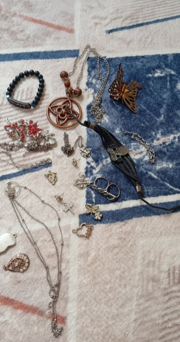 Bohem Tarzı Boncuklu Nakışlı Denim Etek - Görsel 3