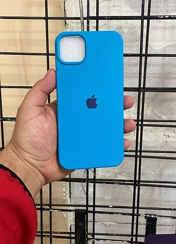 Mavi iPhone logolu lansman kılıf 