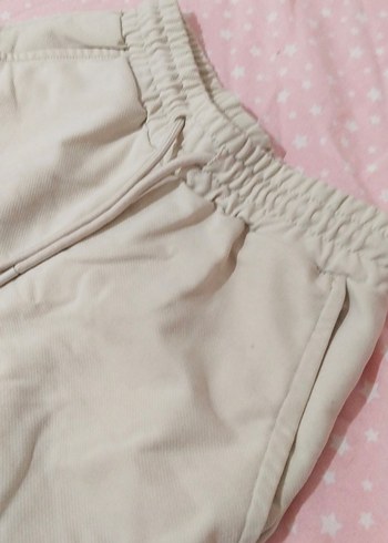 Bej Pamuklu Rahat Kesim Hamile Şortu - Görsel 3