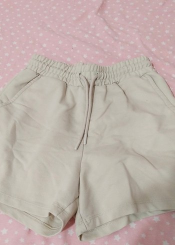 Bej Pamuklu Rahat Kesim Hamile Şortu - Görsel 2