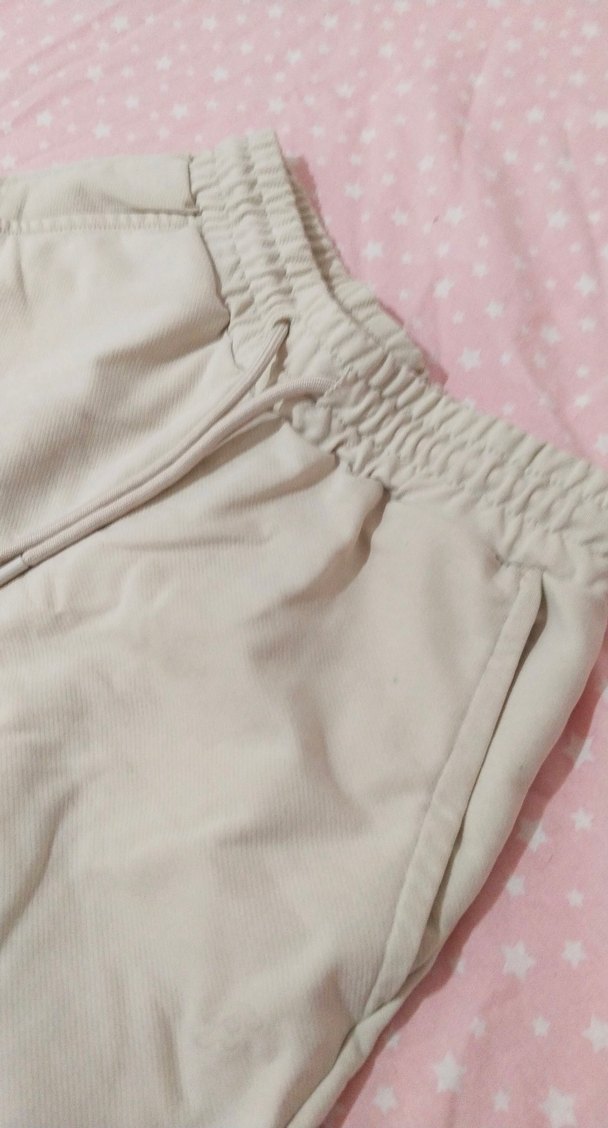 Bej Pamuklu Rahat Kesim Hamile Şortu - Görsel 3