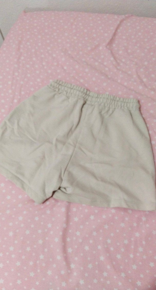 Bej Pamuklu Rahat Kesim Hamile Şortu - Görsel 5