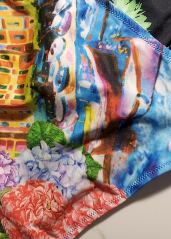 Çiçek Desenli ve Çok Renkli Bikini Altları - Görsel 7