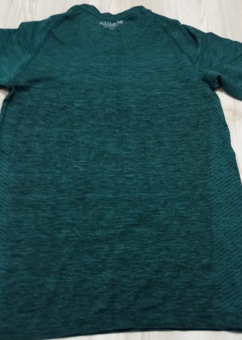 Erkek Yeşil Kısa Kollu Bisiklet Yaka Tişört - Görsel 3