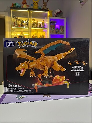 Pokemon MegaConstrux Motion Charizard