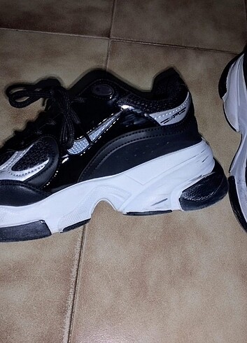 38 Beden Nike siyah spor ayakkabı