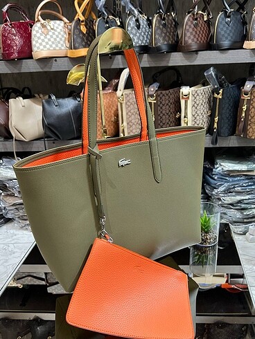 Lacoste Çift Taraflı Çanta