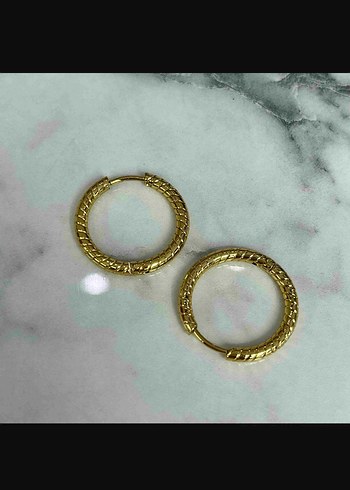 Beden beyaz Renk Minimalist Gri Halka Kadın Küpe