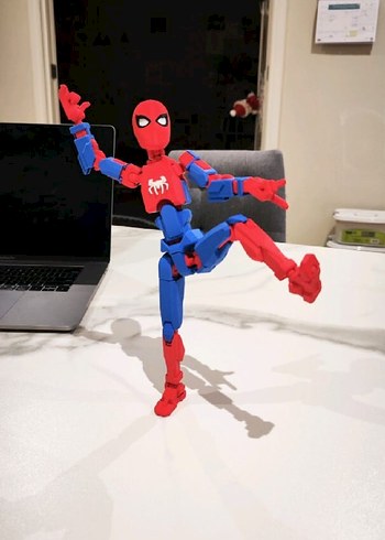 Renkli Örümcek Adam Aksiyon Figürü - Görsel 2