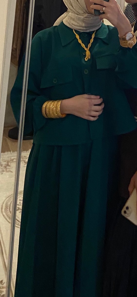 Düğmeli Yeşil Kadın Saat - Görsel 2