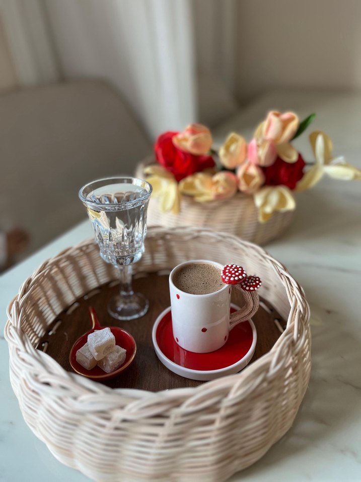 Bej Hasır Saklama Sepeti sipariş alınır - Görsel 5