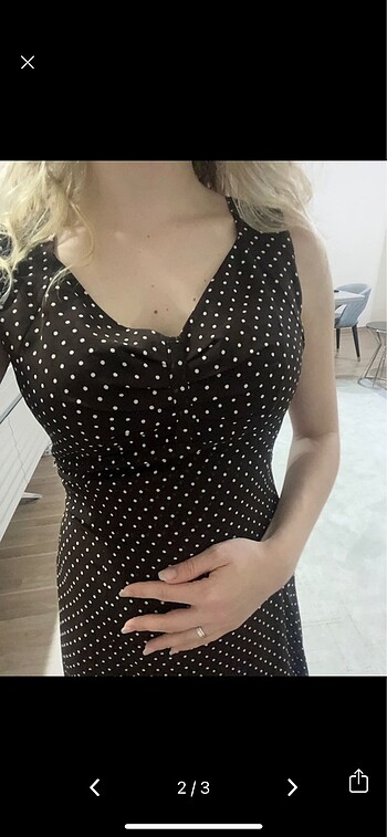 Diğer zara puantiyeli elbise