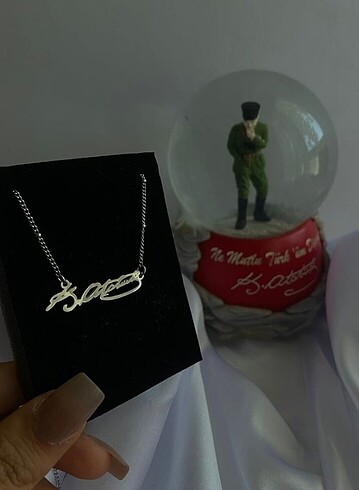 Silver | Atatürk İmzalı Kolye