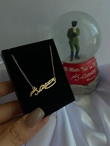 Gold | Atatürk İmzalı Kolye
