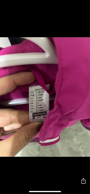 5 Yaş Beden Decathlon mont