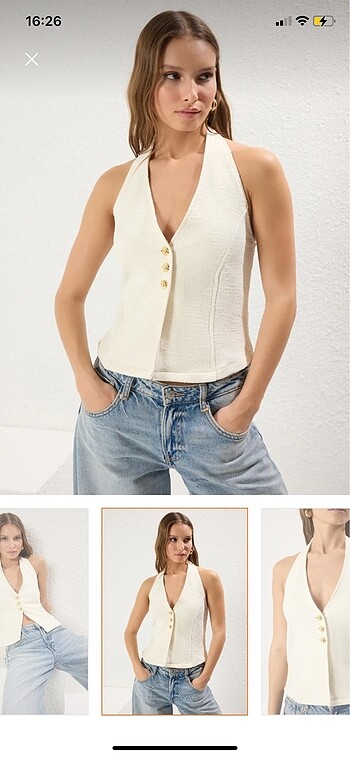 Trendyol & Milla crop yelek