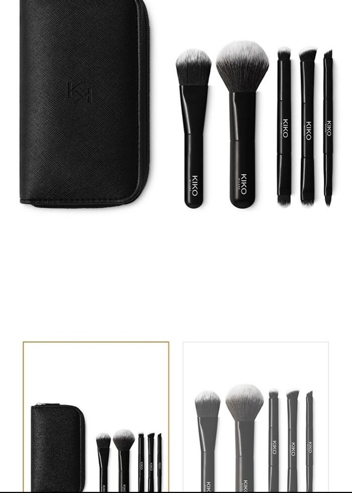 Kiko Siyah Makyaj Fırça Seti - Görsel 2