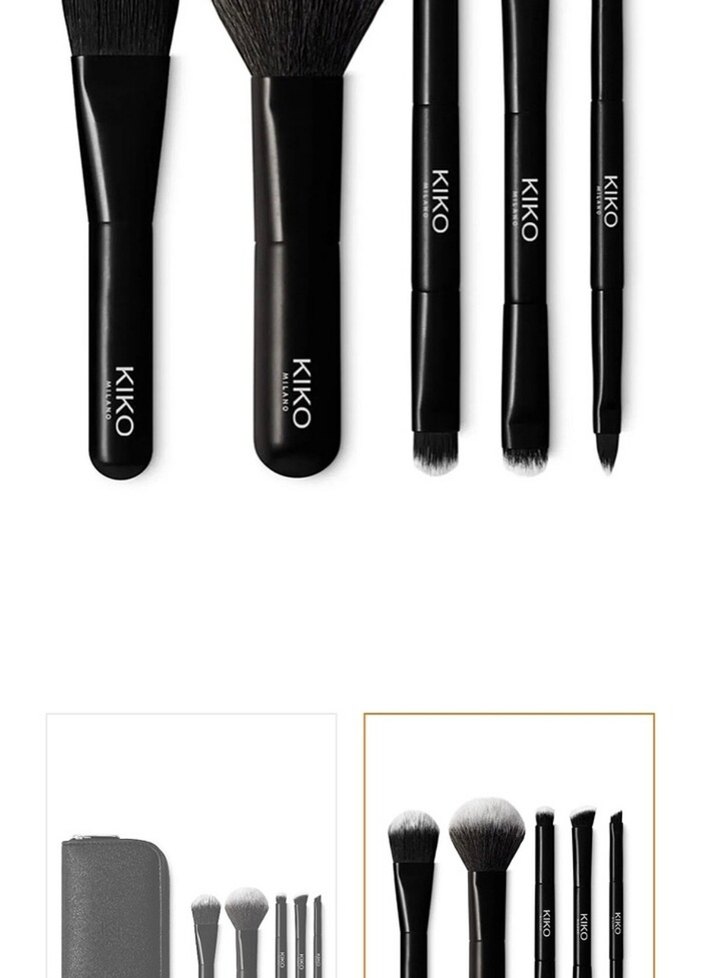 Kiko Siyah Makyaj Fırça Seti - Görsel 3